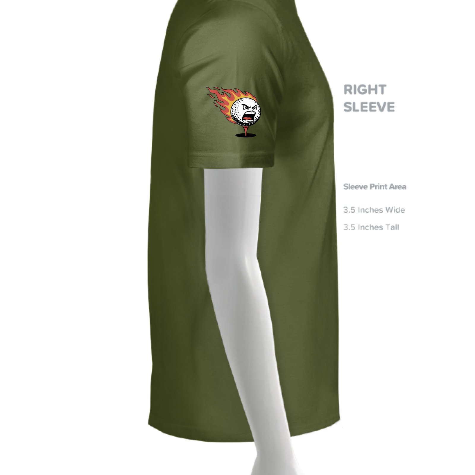 MILITARY GREEN - SLEEVE_RIGHT