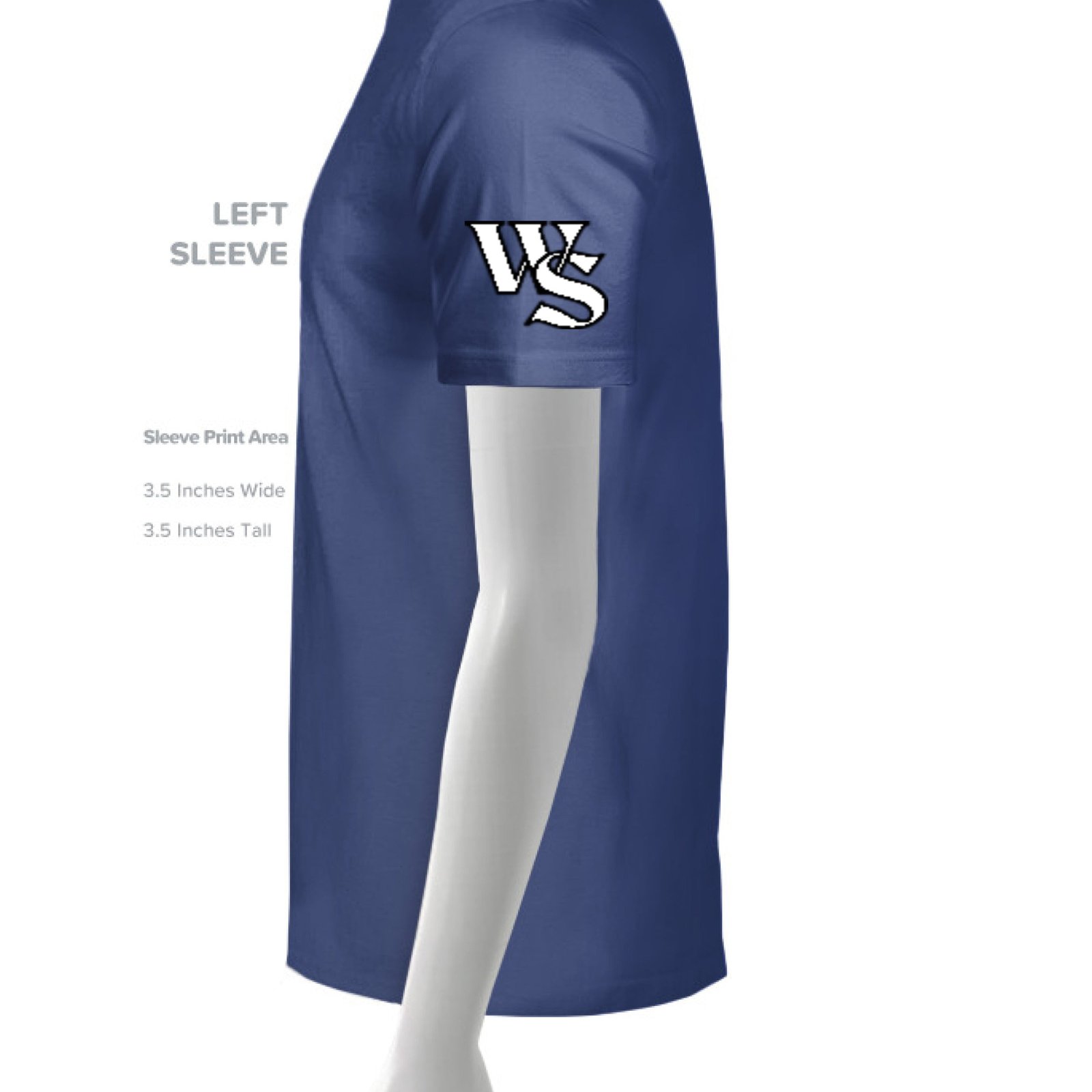 Tr Royal/White - SLEEVE_LEFT